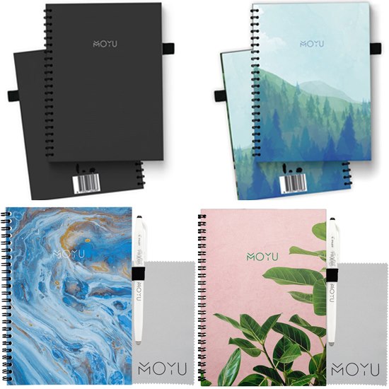 Moyu herbruikbare notitieboekjes van steenpapier