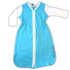 Slaapzak Fair Trade met mouwen Turquoise With a Touch of Rose
