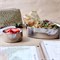 Broodtrommel en snackdoosje middelgroot EcoLunchbox