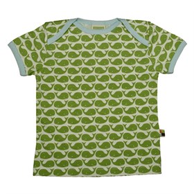 T Shirt korte mouw walvis Groen Loud Proud