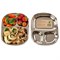 Ecolunchtray bord met vakjes rvs EcoLunchbox