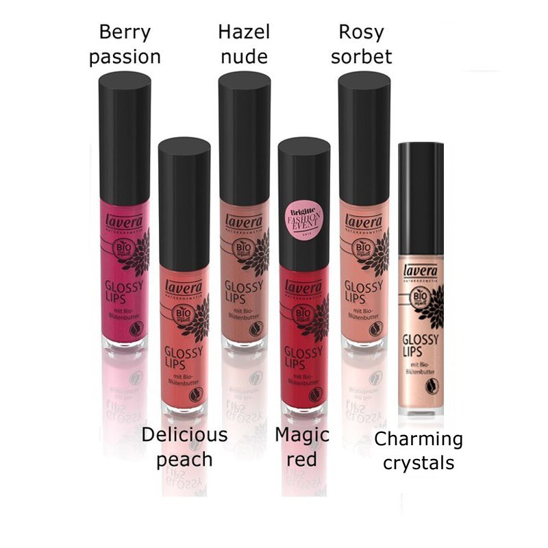 Glossy Lips Lipgloss Lavera natuurlijke ingrediënten GreenJump.nl