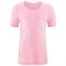 Roze T-shirt biologische katoen korte mouw effen Living Crafts