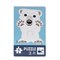 Dieren Puzzel van Gerecycled Karton 9 Stukje Polar Bear Coq en Pate