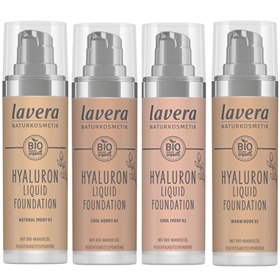 Natuurlijke liquid foundation hyaluron Lavera make up