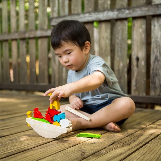 Houten spelletjes Green Jump