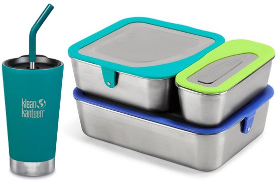 Klean Kanteen drinkbeker en lunchboxen