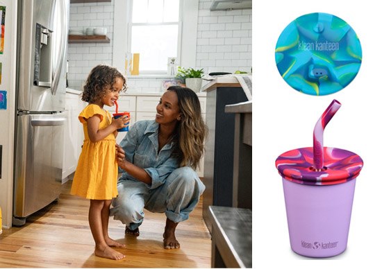 Kid Cup Klean Kanteen kinderbeker met rietje of tuitje