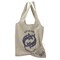 Opvouwbare boodschappen tas gerecycled katoen 42x40 Fish Natural Living Crafts