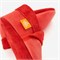 Babyslofjes effen van leer met leren antislip zool