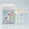 Natursutten set van twee glazen babyflessen 120 ml