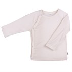 Overslagshirt baby lange mouw bio wol zijde Popolini