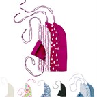 Wasbare tampon bio katoen 8 stuks Regular in met verschillende prints ImseVimse