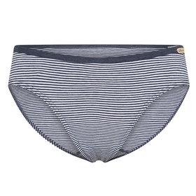 Damesslip mt 36 Gestreept Biokatoen en Elastan Comazo