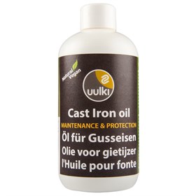 Olie voor inbranden pannen & kookgerei van gietijzer Uulki