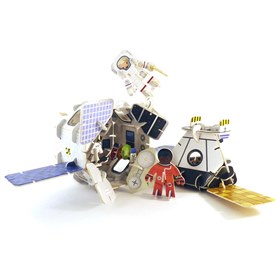 Image of Ruimtestation 3D Bouwpakket Duurzaam Speelgoed