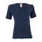 T-shirt blauw Wol Zijde Living Crafts