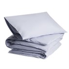 Dekbedovertrek Set Percal Biokatoen - lichte kleuren Lavendel Yumeko