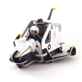 Image of Ruimteschip Duurzaam 3D Bouwpakket voor Kinderen
