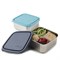 Medium to-go container RVS met verdeler U-konserve