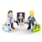 Beroepen bouwset duurzaam speelgoed voor kinderen miniatuur figuren Artsen Playpress Toys