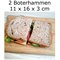 Lunchbots Medium Uno RVS Broodtrommel 15x12x4 LunchBots