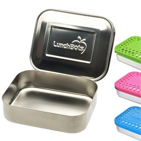 Lunchbots Medium Uno RVS Broodtrommel 15x12x4 LunchBots