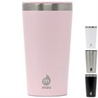 T16 Geisoleerde Beker RVS met Deksel 470 ml Mizu