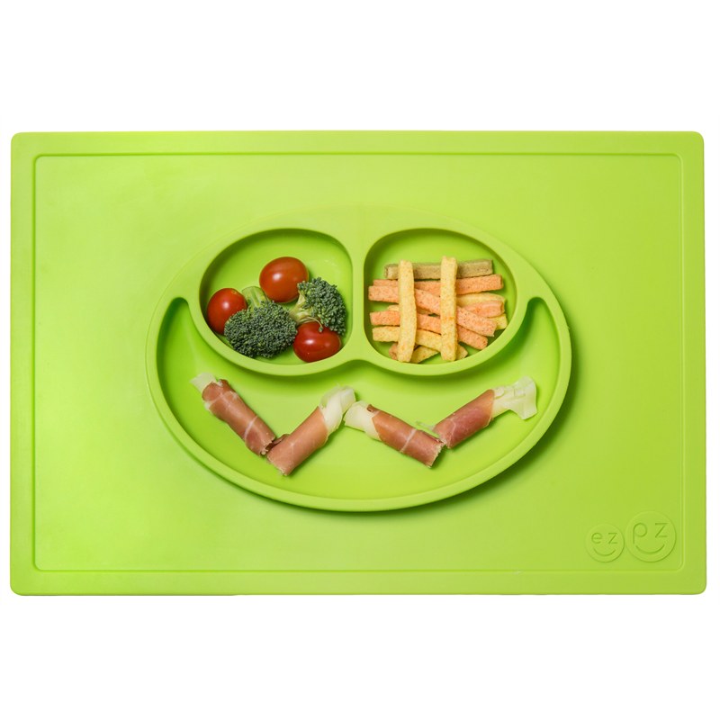 EZPZ Happy Mat siliconen bord en placemat ineen GreenJump.nl