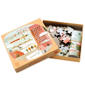 Image of Puzzel Fair Trade 52 Stukjes - City