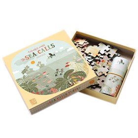 Puzzel fairtrade 52 stukjes Sea Marbushka