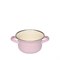 Kleine Gekleurde Emaille Pannen 500 ml 12 cm Roze Riess