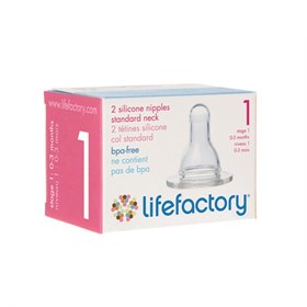 Spenen Lifefactory glazen fles Fase 1