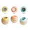 Set van 3 houten tuimelaars in pastelkleuren Plantoys