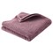 Donkerroze handdoek van GOTS gecertificeerd biologisch katoen 50x100 Living Crafts