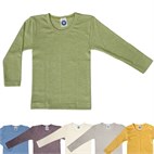 Shirt lange mouw van wol, katoen en zijde Cosilana