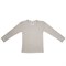 Grijs shirt lange mouw van wol, katoen en zijde Cosilana