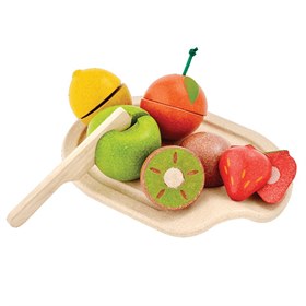 Fruit pakket Plantoys van gerecycled hout