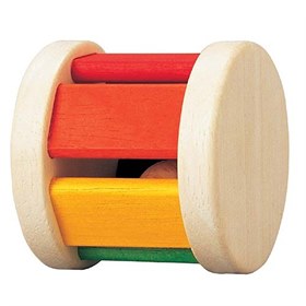 Houten roller Plantoys regenboog