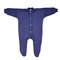 Pyjama blauw 1-delig biowol badstof Cosilana