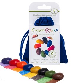 Image of Crayon Rocks Krijtjes Soja 8 Kleuren - Blauw