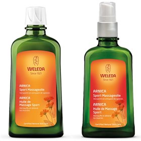 Arnica Sport Massageolie 100 ml en 200 ml Weleda