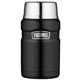 Lekdichte King thermos food jar 710 ml Zwart Thermos