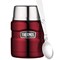 Lekdichte King thermos food jar 450 ml Rood Thermos