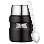 Lekdichte King thermos food jar 450 ml Zwart Thermos