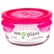 Lunch Bowl 473 ml glas set van vier Wean Green