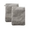 Washandjes Bruin van biologisch katoenen badstof 2 stuks Living Crafts
