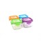 Snack Cube 210 ml glas set van vier Wean Green