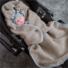 Wikkeldeken Biokatoen ook voor Autostoel