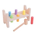 Hamerbank van rubberhout BigJigs
